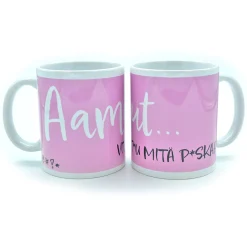 New Aamut.. Vit*u mitä p*skaa - Muki Huumorimukit