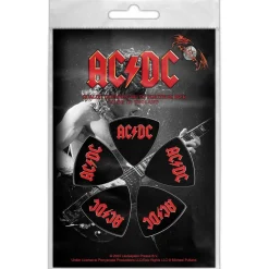 Clearance AC/DC: Logo - Tri-Tip Plektrasetti 5kpl Plektrasetit|Ac / Dc