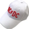 New AC/DC Red Logo - Lippis, valkoinen Ac / Dc|Lippikset