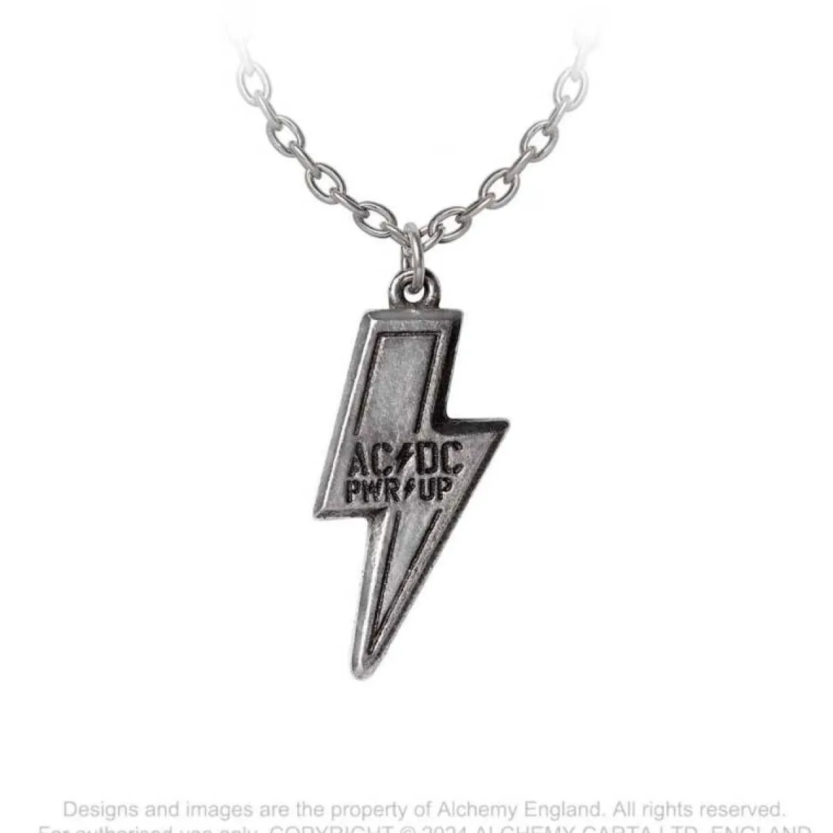 New Alchemy AC/DC PWR/UP Flash Logo - Kaulakoru Isälle|30-Vuotiaalle