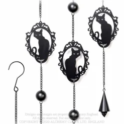 Outlet Alchemy Cat Silhouette - tuulikello Kissateema|Pihatarvikkeet