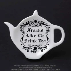 New Alchemy Freaks like me drink tea - Teepussin/lusikan alunen Goottikamaa|Teeastiat