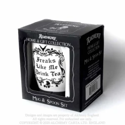 Clearance Alchemy Freaks like me drink Tea - muki + lusikka Äidille|Muut Mukit