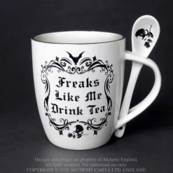 Clearance Alchemy Freaks like me drink Tea - muki + lusikka Äidille|Muut Mukit