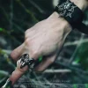 Clearance Baphomet - Nahkaranneke Goottikamaa|Nahka- Ja Niittirannekkeet