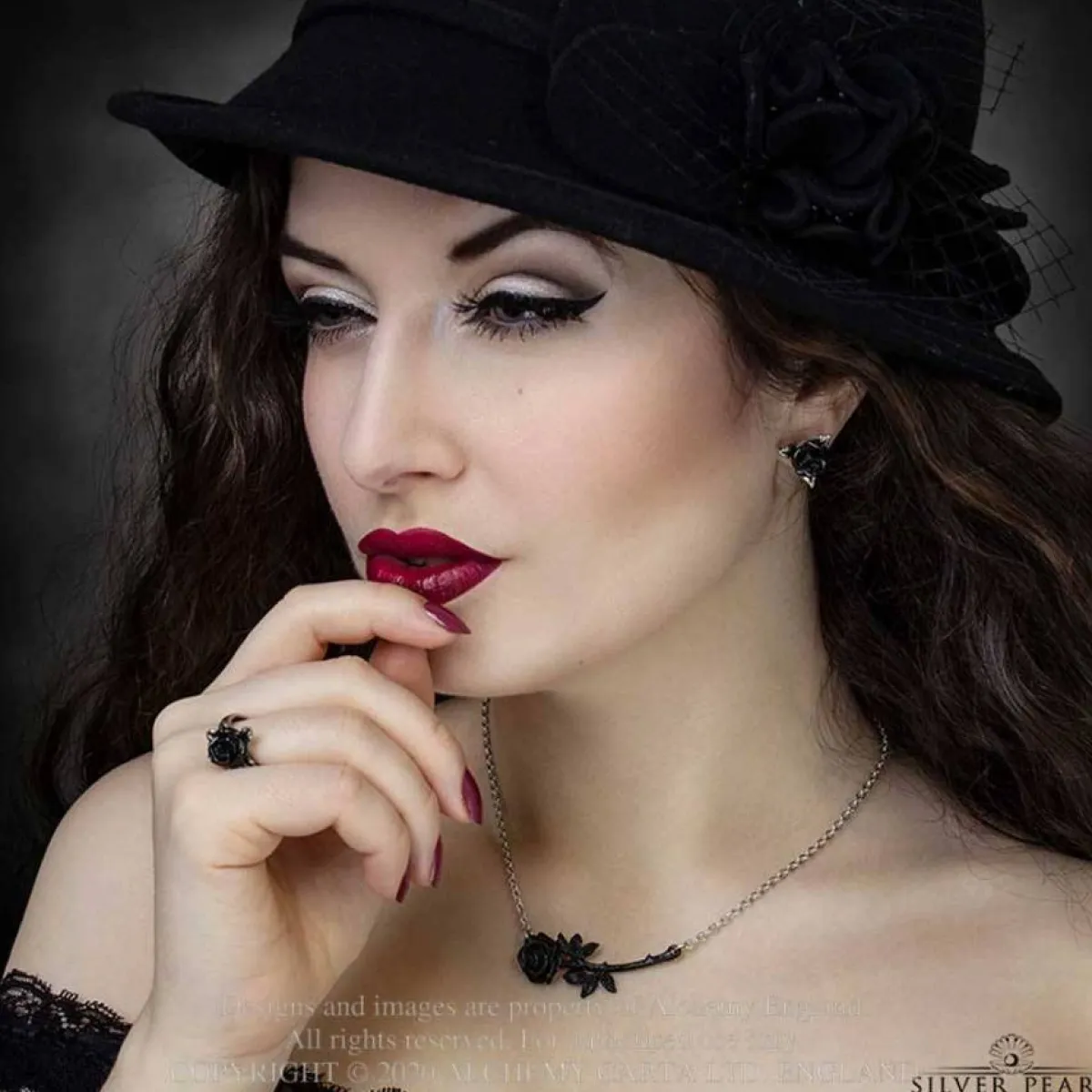 Online Ring O' Roses - Nappi korvakorut Goottikamaa|Rockabilly