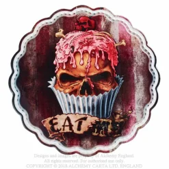 Hot Skull Cupcake - leikkuulauta/kattilanalunen Goottikamaa|Leikkuulaudat