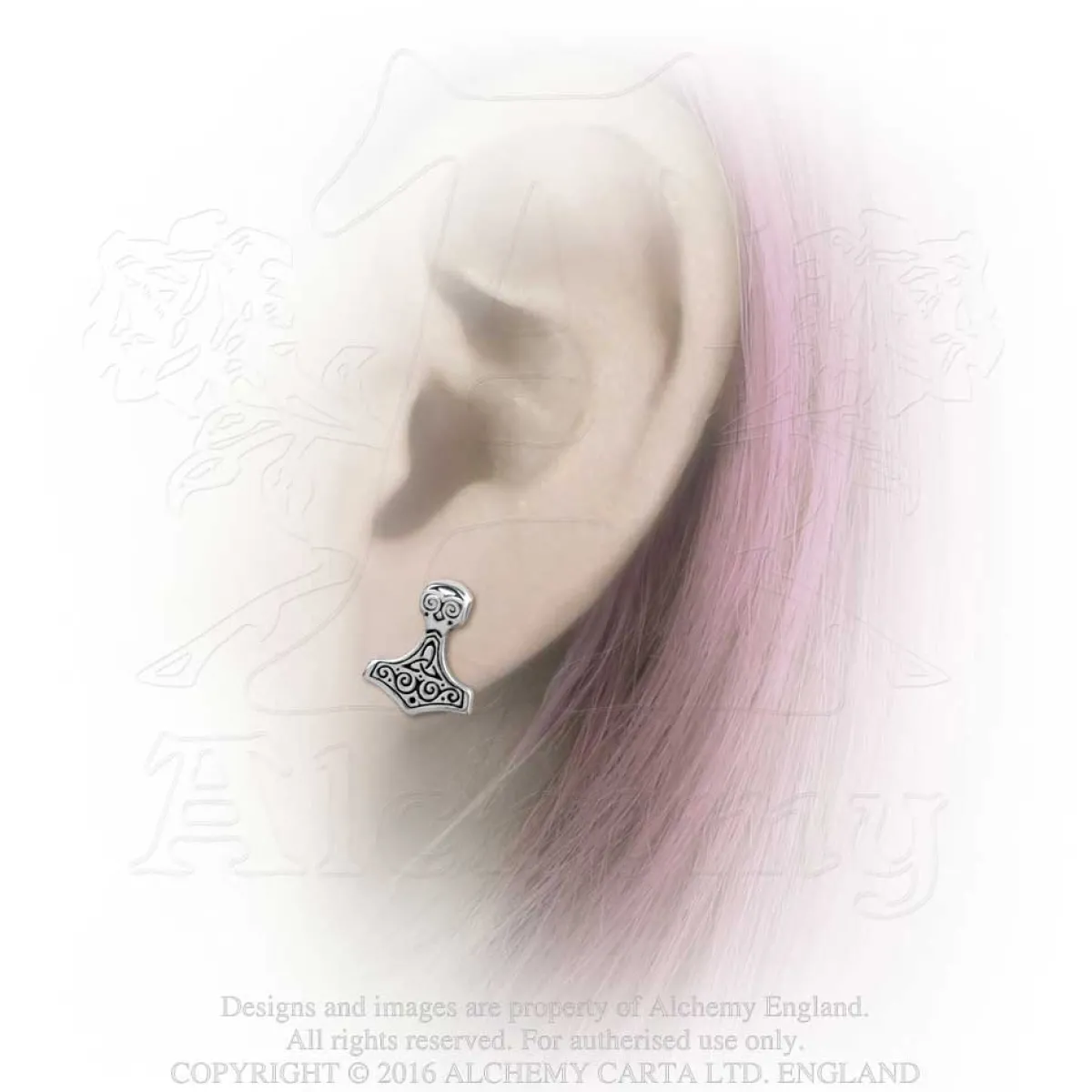 Outlet Thor Hammer Studs - Korvakorut Goottikamaa|Bikerit