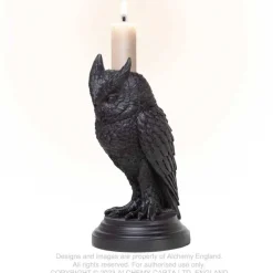New Alchemy Owl of Astrontiel - Pöllö Kynttilänjalka Goottikamaa|Kynttilät Ja Kynttilänjalat