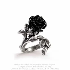 Discount Alchemy Wild black rose - Sormus Sormukset