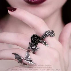 Discount Alchemy Wild black rose - Sormus Sormukset