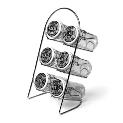 Alchemy Witch's Spice Rack - Maustepurkki setti 6kpl Koriste-Esineet|Hyllyt & Säilytys