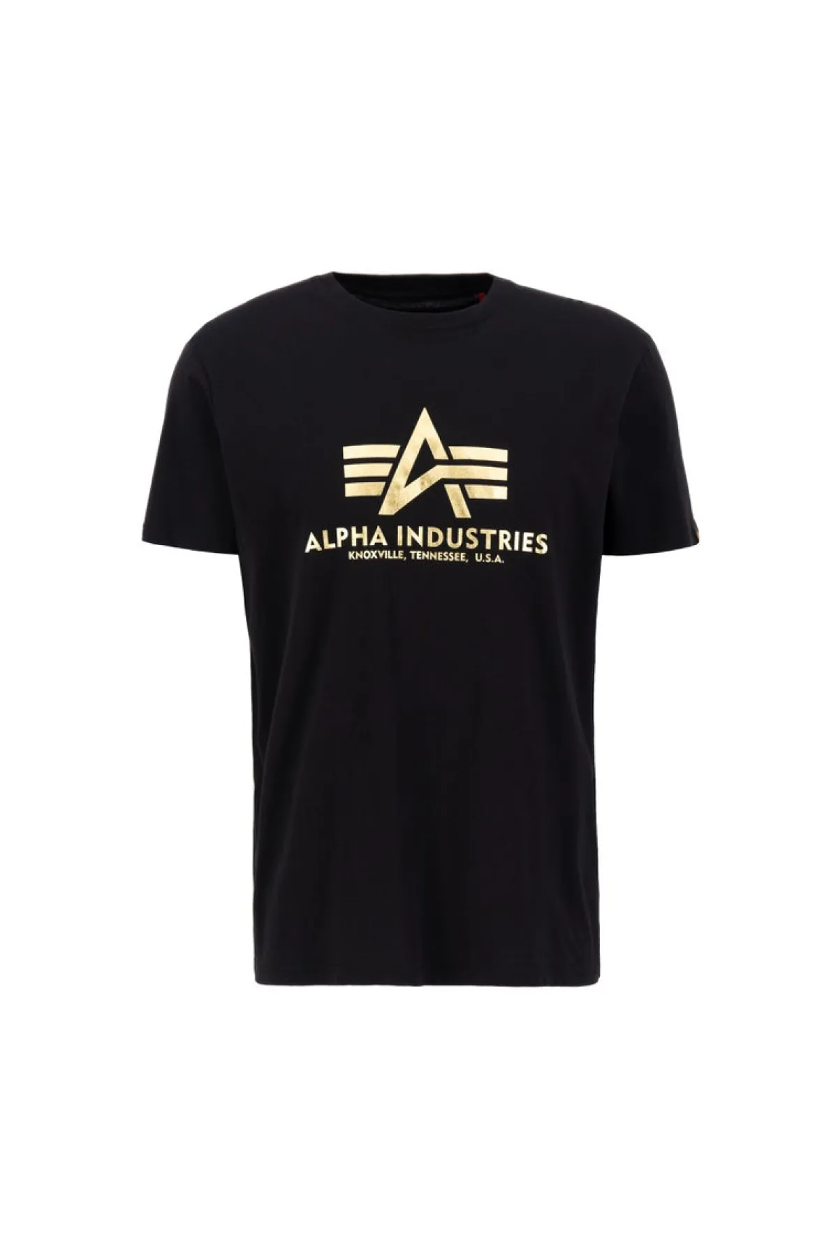Best Basic Foil Print - T-Paita, musta-kulta Urban Wear Katukamaa|Sport