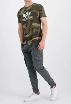 Sale Basic - T-Paita, olive camo T-Paidat|Urban Wear Katukamaa