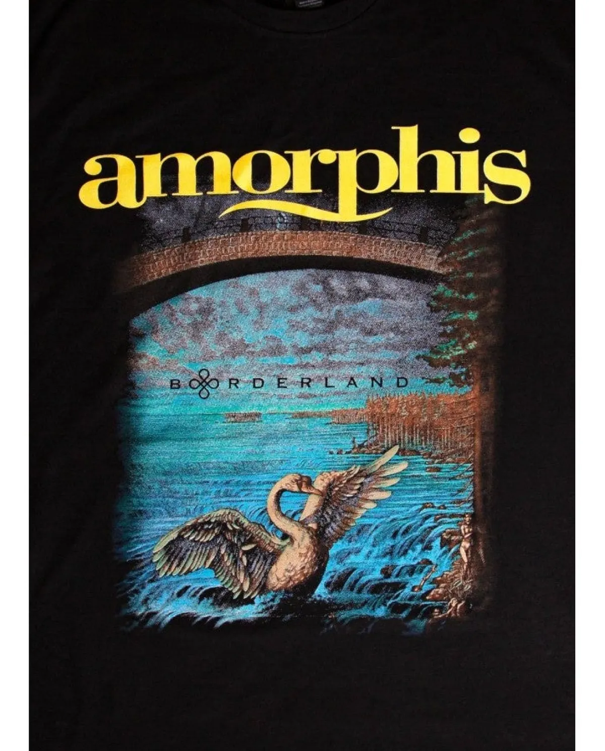 Clearance Amorphis: Borderland - T-paita T-Paidat|Bändipaidat