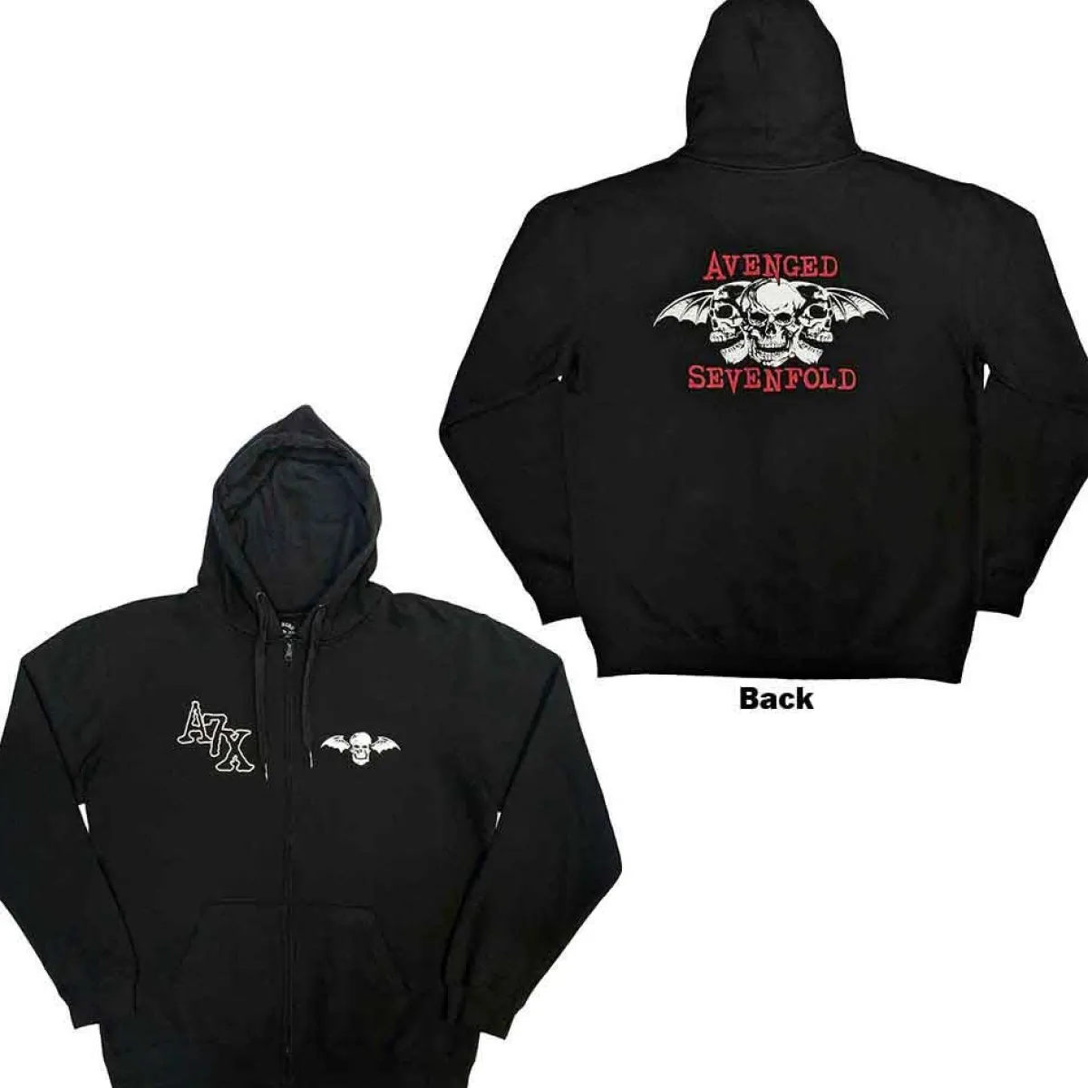 Discount Avenged Sevenfold: Dead Head - Vetoketju huppari, musta Hupparit|Bändipaidat