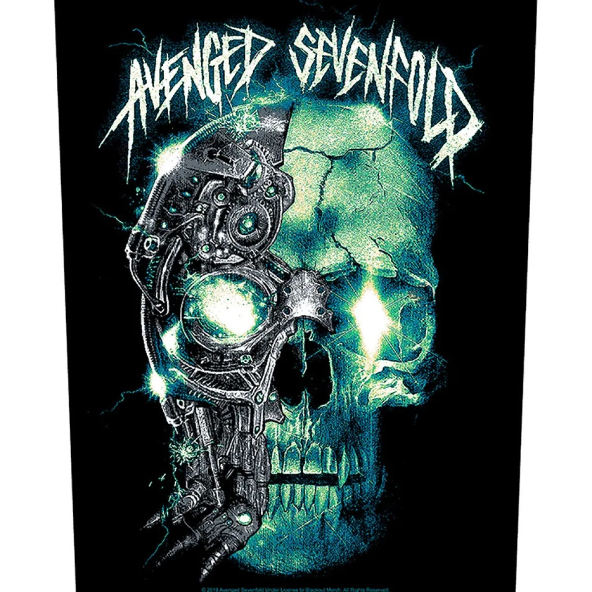Outlet Avenged Sevenfold Mechanical Skull - Kangasmerkki, selkä Avenged Sevenfold|Selkämerkit