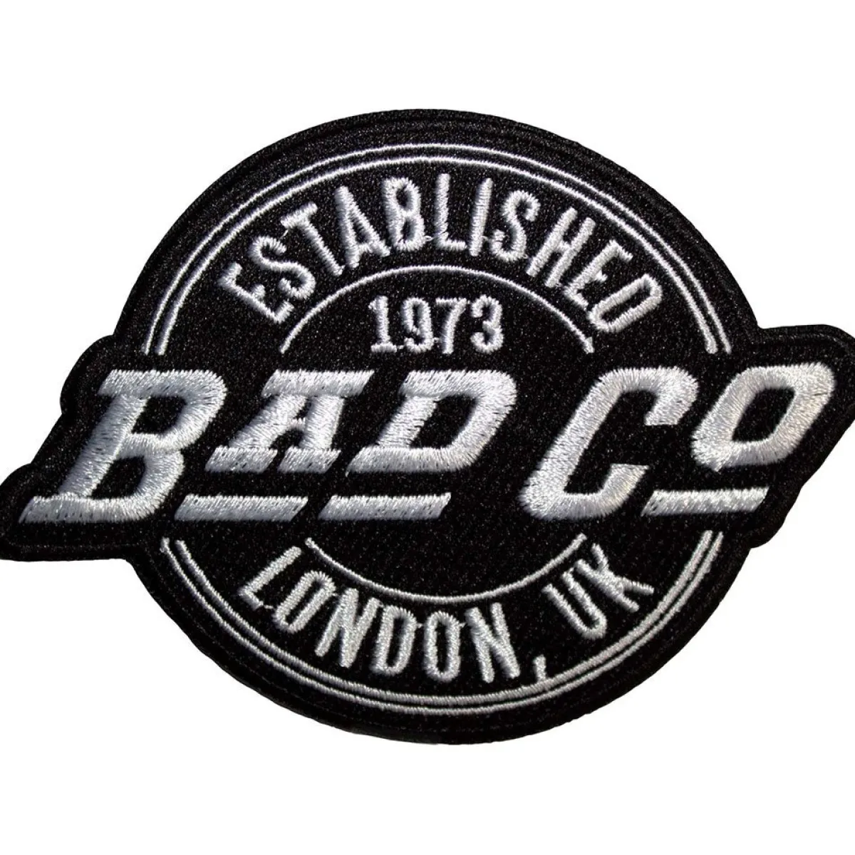 Discount Bad Company: Est. 1973 circle logo - Kangasmerkki Kangasmerkit|Bad Company