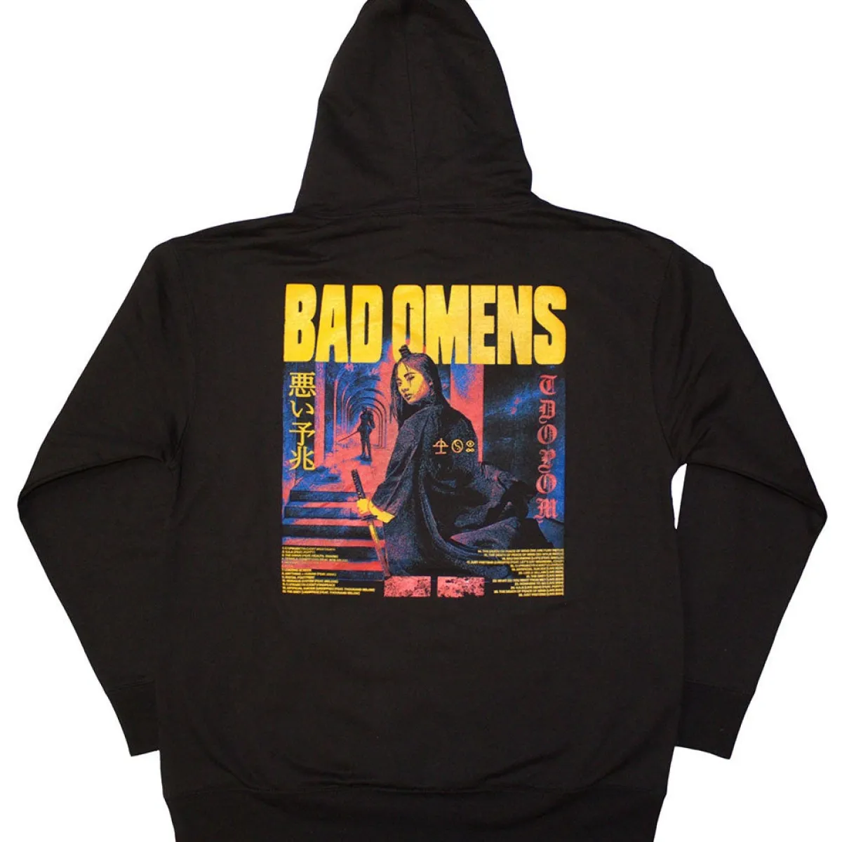 Clearance Bad Omens: Samurai Woman - Huppari Hupparit|Bändipaidat