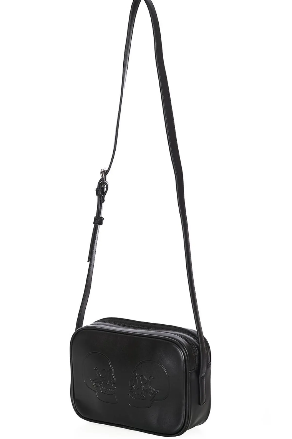 Sale Twin Skull - Crossbody laukku Goottikamaa|Käsilaukut Ja Olkalaukut