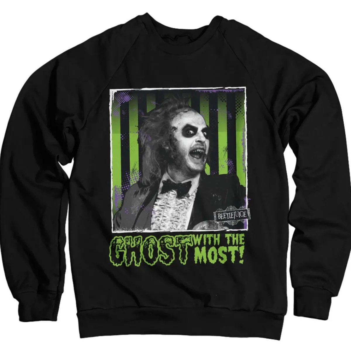 Online Beetlejuice Ghost With The Most - Pitkähihainen paita Pitkähihaiset|Pitkähihaiset Paidat