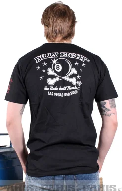 Hot Billy Eight Flaming - T-Paita T-Paidat|Bikerit