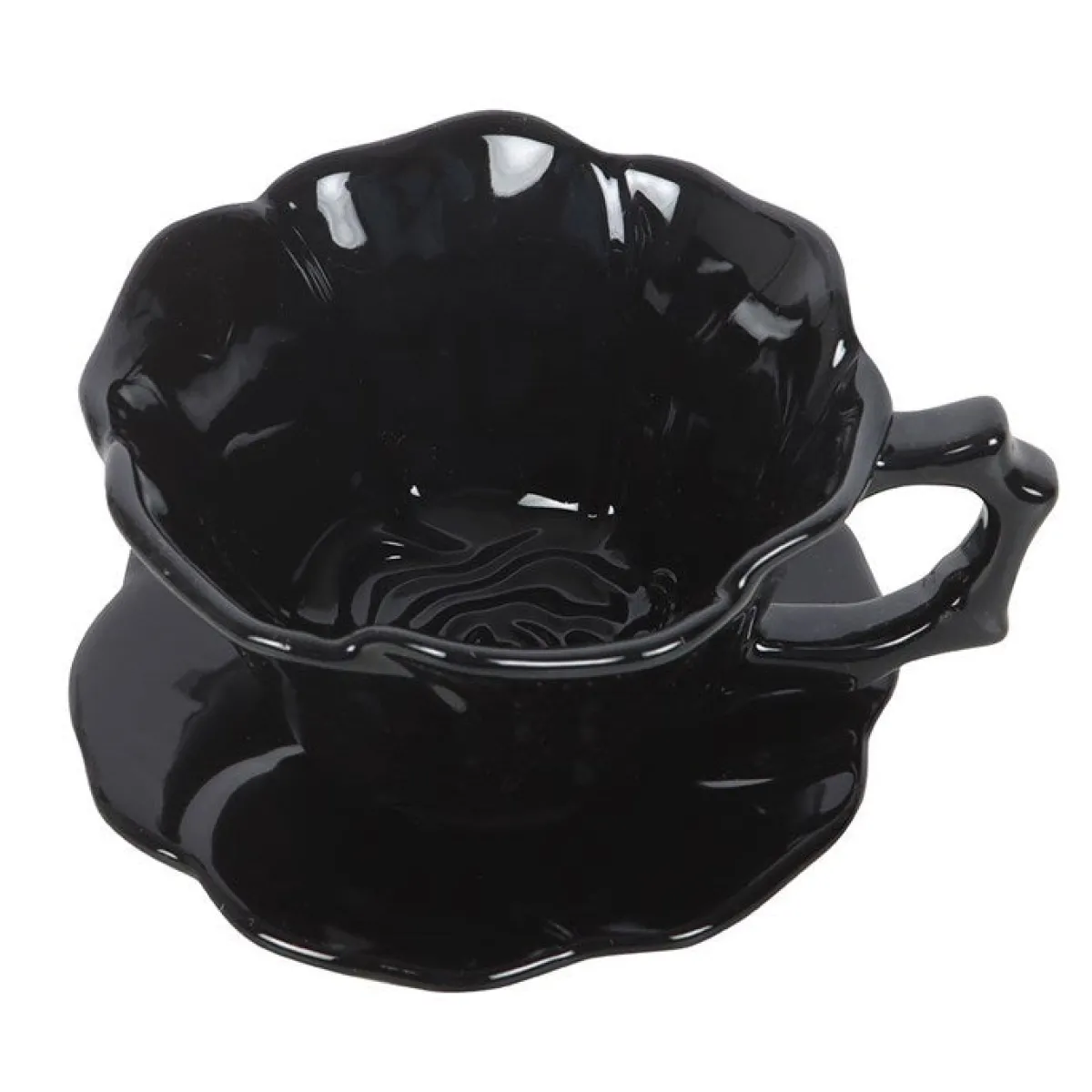 Sale Black Rose - Teekuppi ja aluslautanen Teeastiat|30-Vuotiaalle