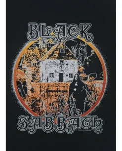 Best Black Sabbath: Black Sabbath Debut Cracked - T-paita Black Sabbath|T-Paidat