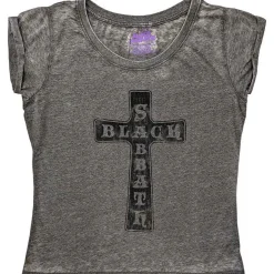 Black Sabbath: Vintage Cross - Naisten T-paita Black Sabbath|Bändipaidat
