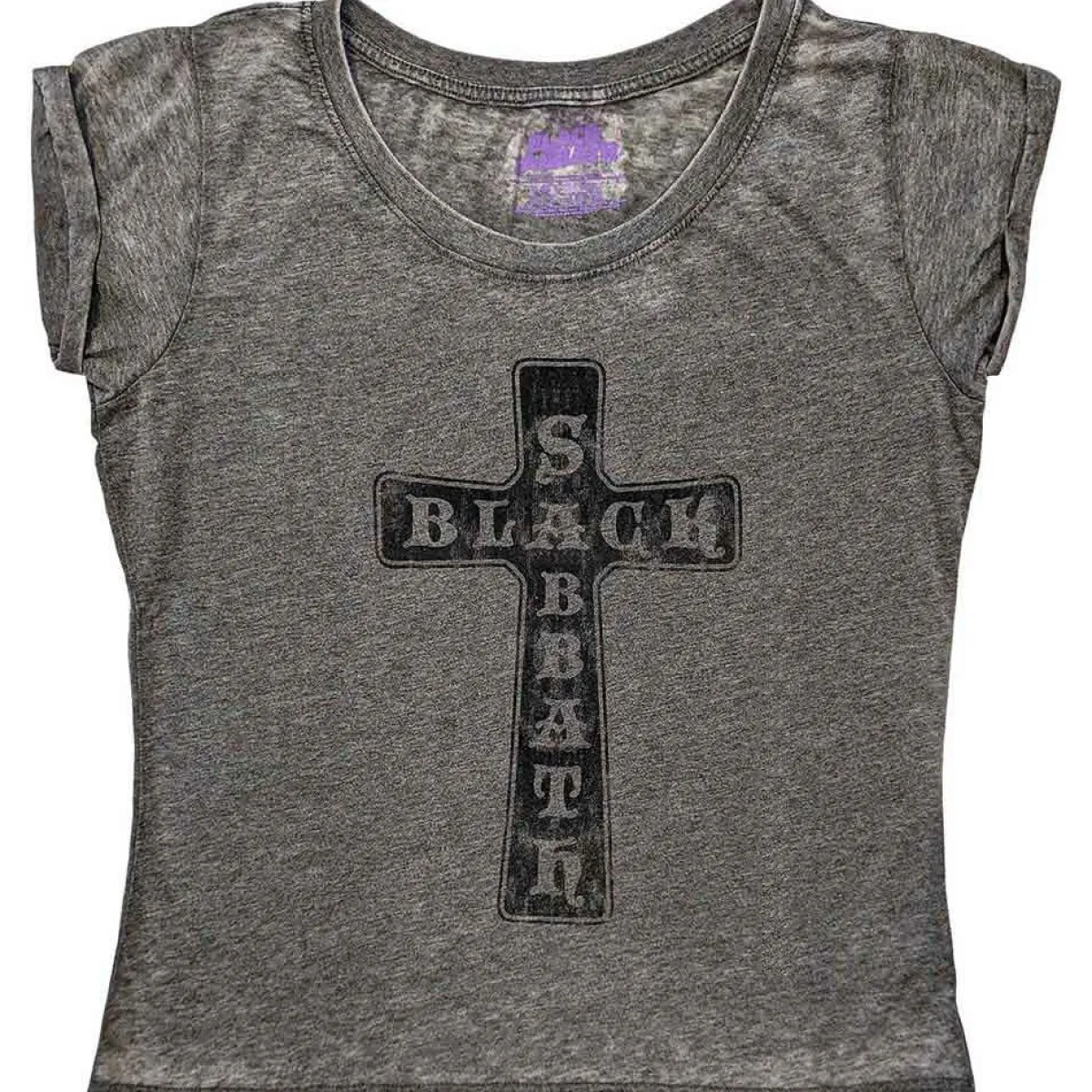 Black Sabbath: Vintage Cross - Naisten T-paita Black Sabbath|Bändipaidat