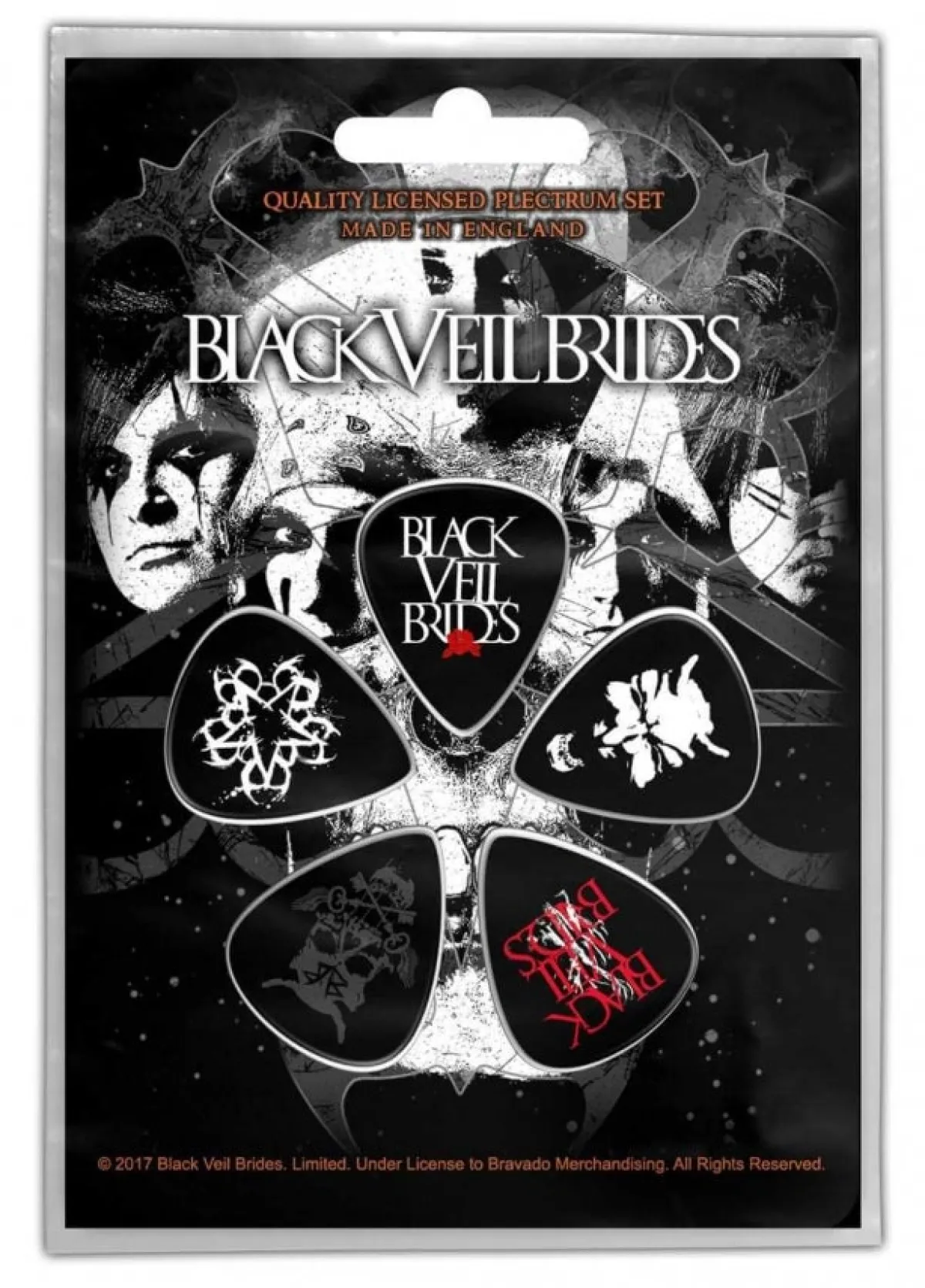 Sale Black Veil Brides - Plektrasetti 5kpl Black Veil Brides|Plektrasetit
