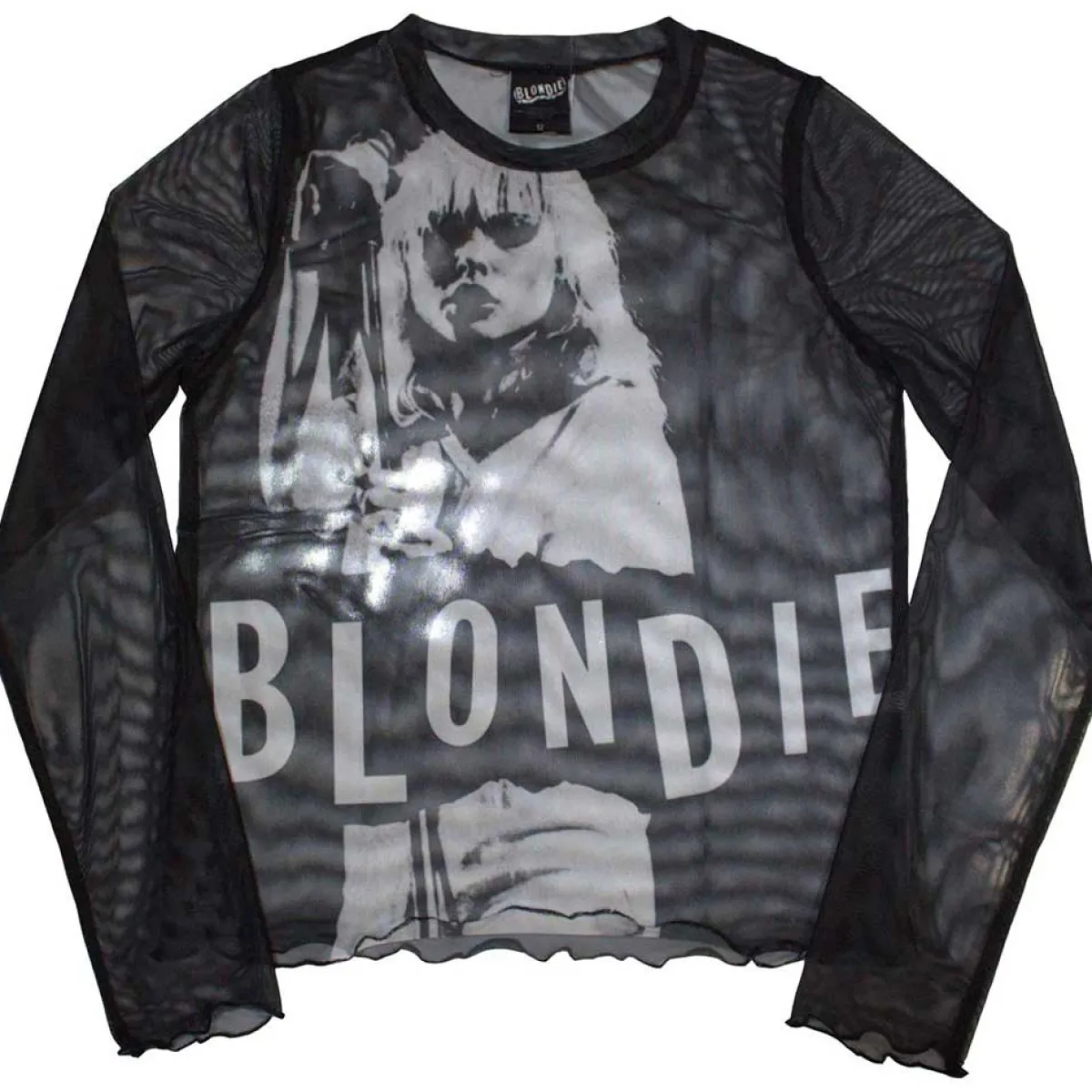Online Blondie: Mic Stand - Verkkopaita Pitkähihaiset|Blondie