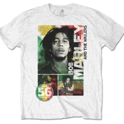Clearance Bob Marley 56 hope road rasta - T-paita Hippikamaa|Bändipaidat