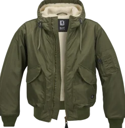 Clearance CWU Hooded Jacket - Talvitakki, oliivi Takit