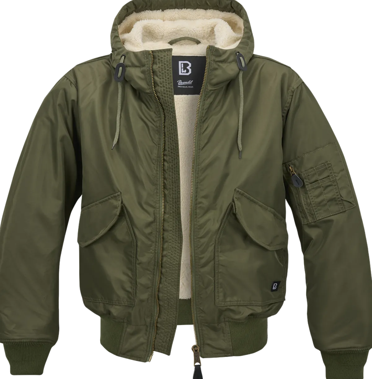 Clearance CWU Hooded Jacket - Talvitakki, oliivi Takit
