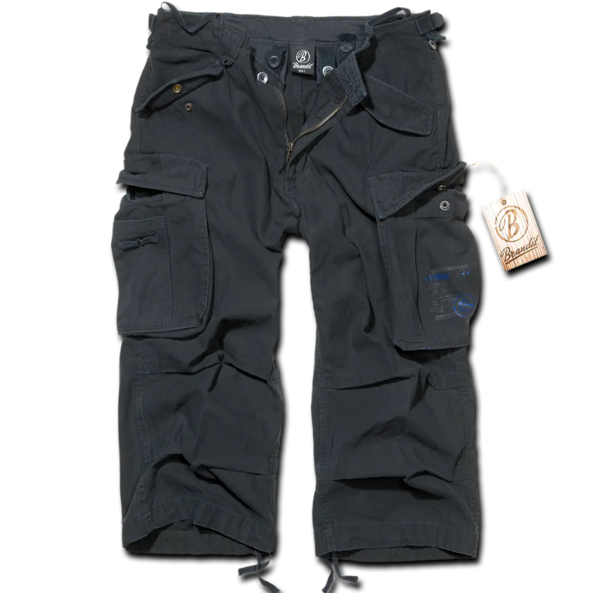 Industry 3/4 Vintage - Shortsit Black Shortsit