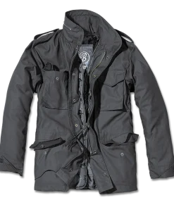Discount M65 Army - Talvitakki irroitettavalla vuorella, musta Takit|Takit