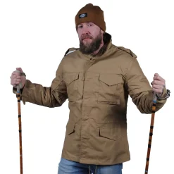 Hot M65 Army - Talvitakki irroitettavalla vuorella, Camel Takit|Takit