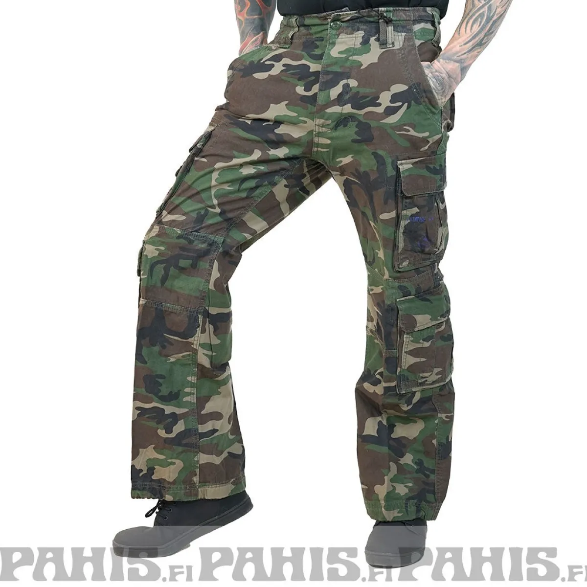 New Pure Vintage reisitaskuhousut - Woodland Reisitaskuhousut|Eräjormat
