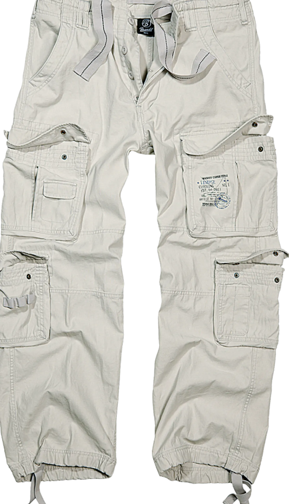 Clearance Pure Vintage reisitaskuhousut - Old white Reisitaskuhousut|Urban Wear Katukamaa