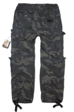 Clearance Pure Vintage Reisitaskuhousut - Darkcamo Housut|Bikerit