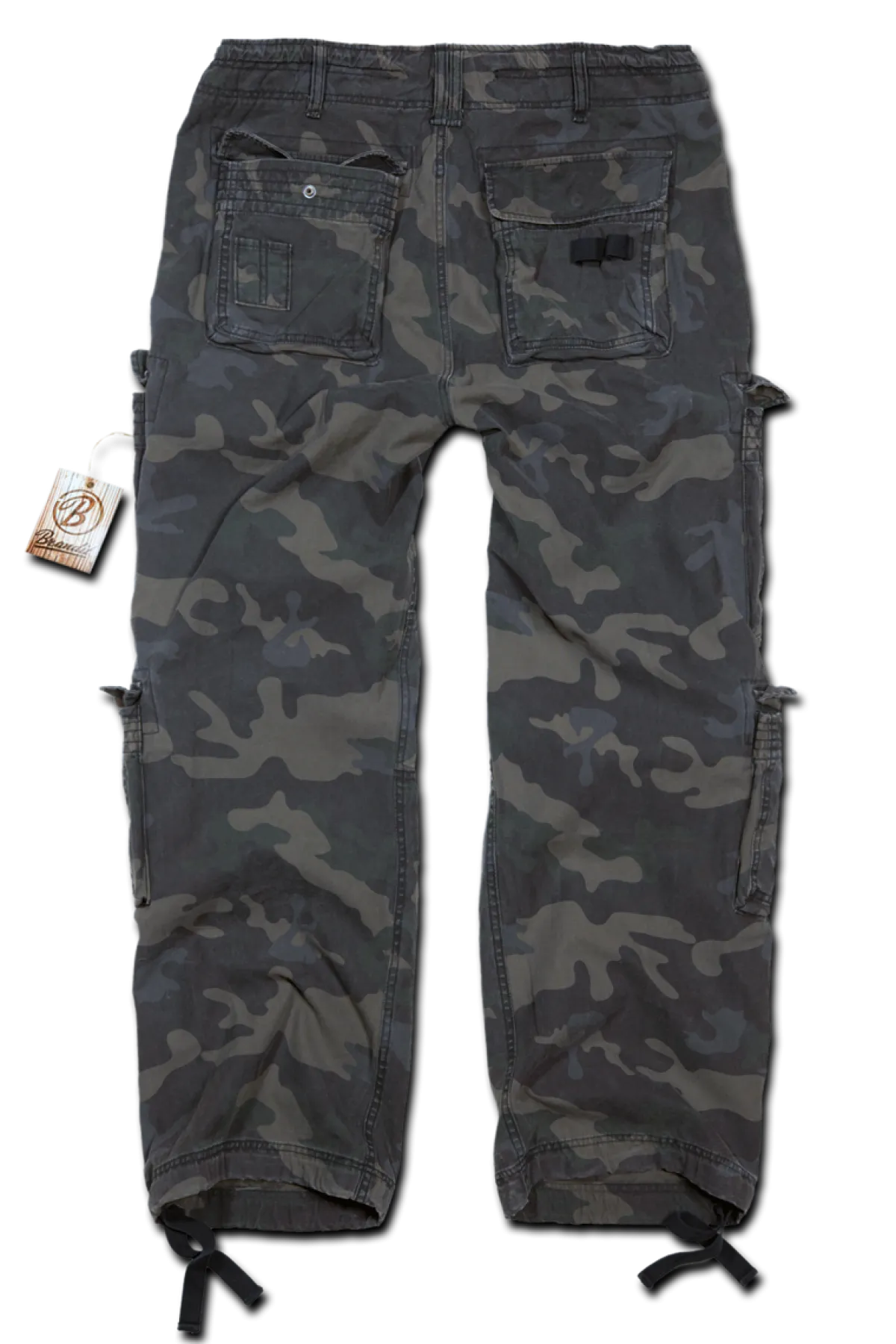 Clearance Pure Vintage Reisitaskuhousut - Darkcamo Housut|Bikerit