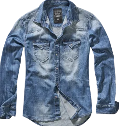 New Riley - Kauluspaita, denim blue Urban Wear Katukamaa|Kauluspaidat