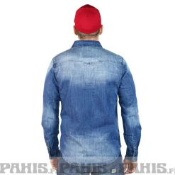New Riley - Kauluspaita, denim blue Urban Wear Katukamaa|Kauluspaidat