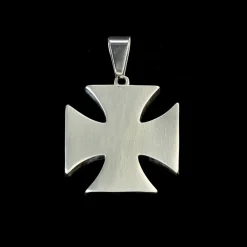 Sale Brushed Iron Cross - Riipus Bikerit|Kaulakorut