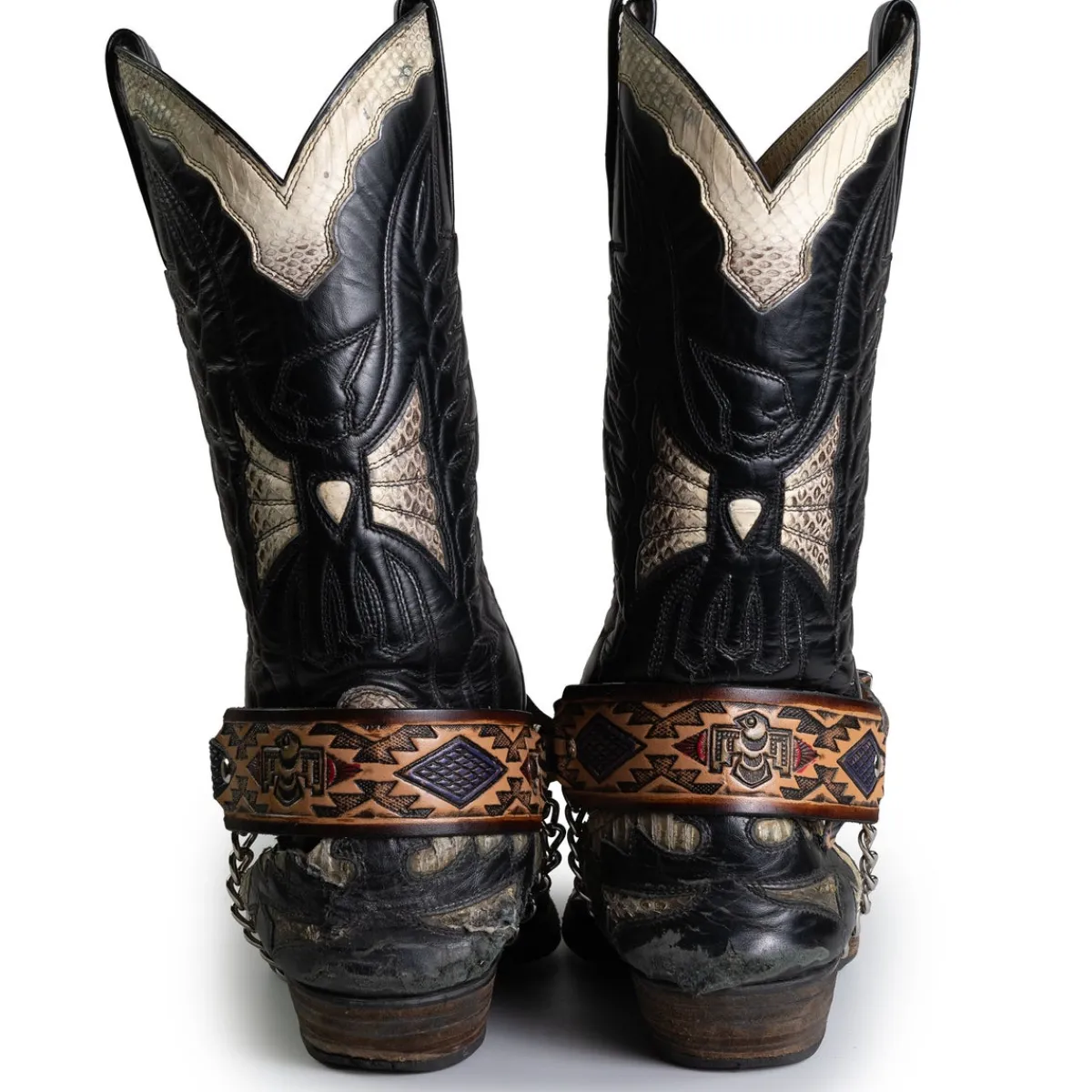 New Bullet 69 Aztec eagle - Bootsiremmit 2kpl Jalkinevarusteet|Kantri & Western