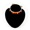Hot Bullet 69- Choker, Small Cones Fluorescent Orange Chokerit