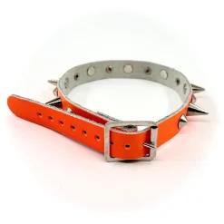 Hot Bullet 69- Choker, Small Cones Fluorescent Orange Chokerit
