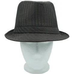 Outlet Double line - Trilby hattu, musta Naamiaisasut|Lierihatut