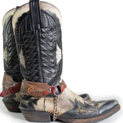 Clearance Bullet 69 Flying eagle/red flower - Bootsiremmit 2kpl Jalkinevarusteet|Kantri & Western